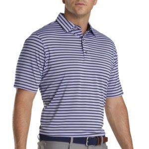 FootJoy (FJ) Golf Polo, Lavender and Black Stripe